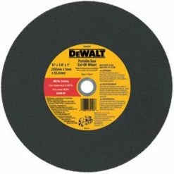 DeWalt 12" x 1/8" x 1" Metal Saw Cut Off Wheel DW8022 - Replacement Parts & Accessories