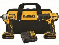 DeWalt 20V MAX Compact Brushless Drill / Driver and Impact Driver Kit - DCK277C2 - Drills & Drivers