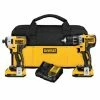 DeWalt 20V MAX* XR® Brushless, Cordless, Compact Drill/Driver and Impact Driver Combo Kit with Soft Case DCK283D2 - Combo Kits