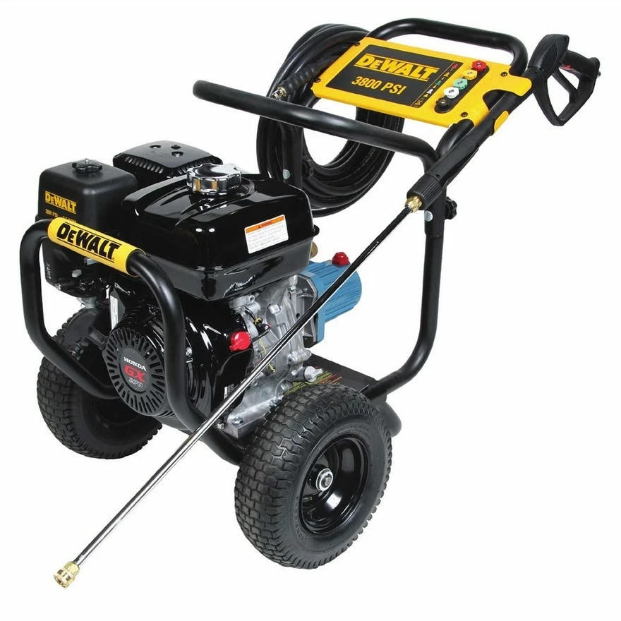 DeWalt 3800 PSI at 3.5 GPM Gas Pressure Washer Powered by Honda® - DXPW60604 - Power Washers 1 DeWalt 3800 PSI at 3.5 GPM Gas Pressure Washer Powered by Honda® - DXPW60604 - Power Washers