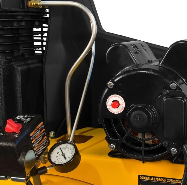 DeWalt 60 Gallon Cast Iron Vertical Air Compressor - DXCMLA3706056 - Air Compressors 3 DeWalt 60 Gallon Cast Iron Vertical Air Compressor - DXCMLA3706056 - Air Compressors - Image 3