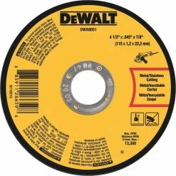 DeWalt 4 1/2 x .045 x 7/8" Metal Cutting Wheel Type 1 DWA8051 - Benchtop Accessories