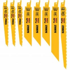 DeWalt 8 Piece Recipercating Saw Blade Set DWAFV48SET - Replacement Parts & Accessories