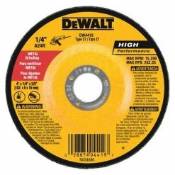 DeWalt 5" x 1/4" x 7/8" High Performance Metal Grinding Wheel DW4619 - Replacement Parts & Accessories