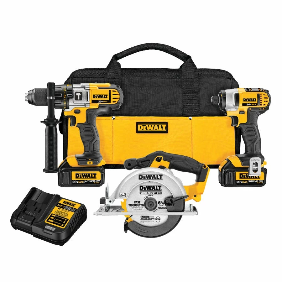 DeWalt 20V MAX* Li-Ion 3-Tool Cordless Combo Kit DCK390L2 - Combo Kits 11 DeWalt 20V MAX* Li-Ion 3-Tool Cordless Combo Kit DCK390L2 - Combo Kits - Image 11