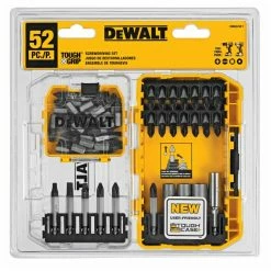 DeWalt Tough Grip™ Screwdriving Bit Sets With Toughcase®+ System DWA52SET - Screw Drivers