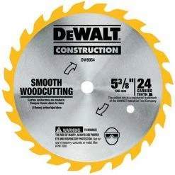 DeWalt 5-3/8" 16T Carbide Saw Blade Fast Woodcutting DW9055 - Replacement Parts & Accessories