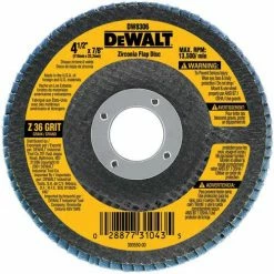 DeWalt 4 1/2" x 5/8" -11 60G Type 29hp Flag Disc DW8312 - Replacement Parts & Accessories