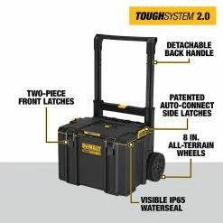 DeWalt ToughSystem 2.0 Rolling Tool Box Mobile Storage - 26262605 - Tool Boxes -Cheap DeWalt Store 8469c3ba881ab47cbcf7a016c727ba4c74d3d33c dwst08450 3