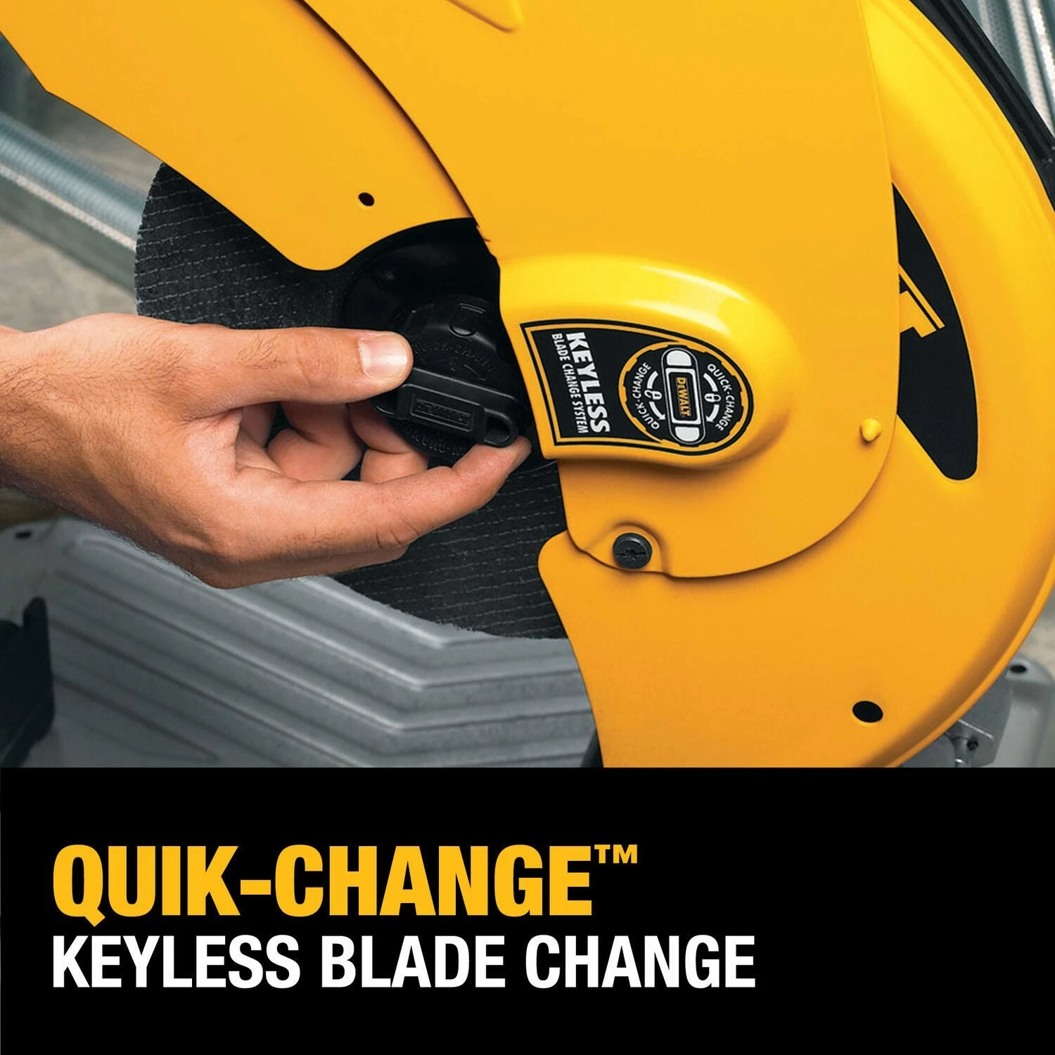 DeWalt 14" Chop Saw with Quick-Change Keyless Blade Change System D28715 - Chop Saws 24 DeWalt 14" Chop Saw with Quick-Change Keyless Blade Change System D28715 - Chop Saws - Image 24
