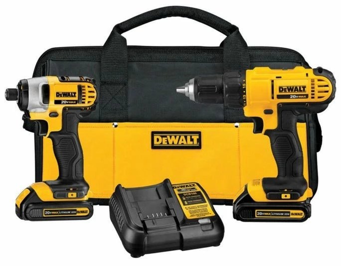 DeWalt 20V MAX* Lithium Ion Cordless Drill/Driver Combo Kit DCK240C2 - Drills & Drivers - Image 4