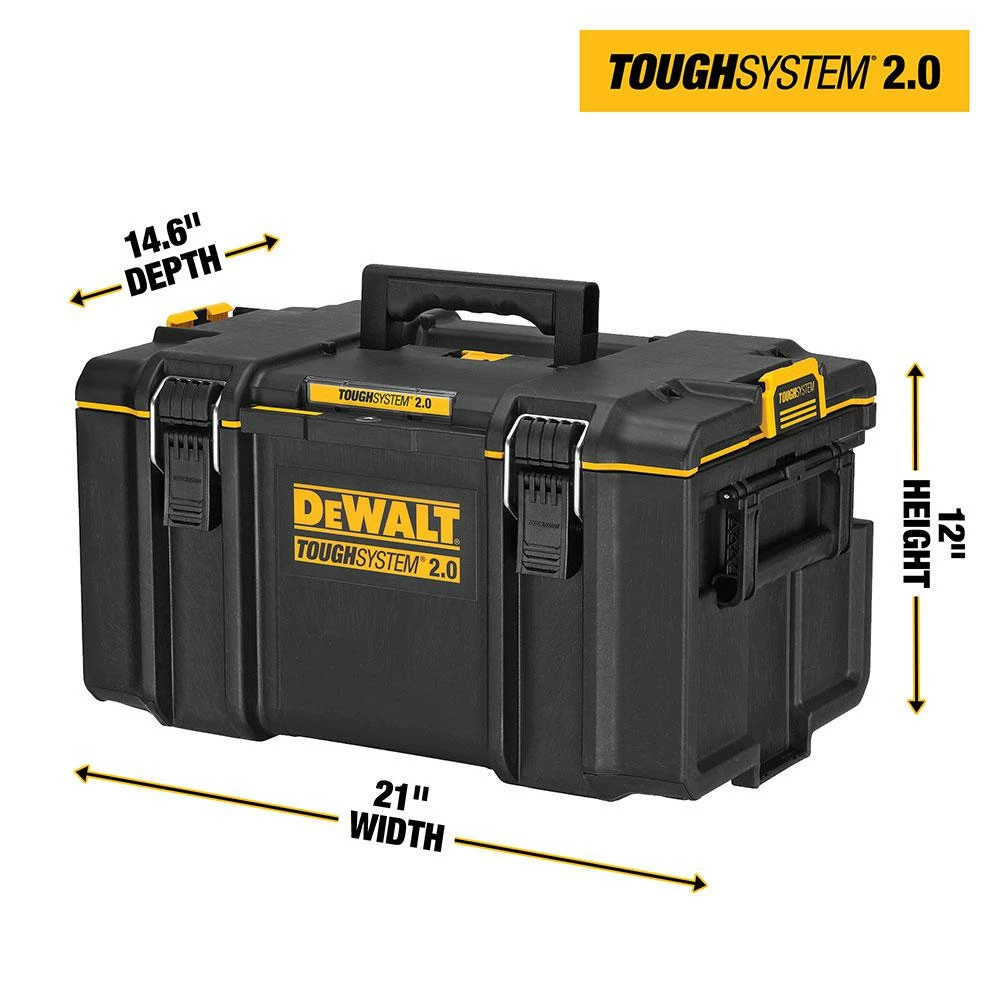 DeWalt ToughSystem 2.0 Large Tool Box - 26262606 - Tool Boxes 4 DeWalt ToughSystem 2.0 Large Tool Box - 26262606 - Tool Boxes - Image 4