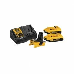 DeWalt 18V/20V MAX Battery Adapter Kit with Batteries and Charger - DCA2203C - Power Tool Accessories