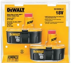 DeWalt 18 Volt XRP Battery Combo Pack - DC90962 - Batteries & Chargers