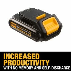 DeWalt 20V MAX* Li-Ion Battery Pack 1.5AH - DCB201 - Batteries & Chargers -Cheap DeWalt Store d47cf5aebfa31a7beb9ef19d8360275bbd6c5999 Ecomm Medium DCB201 EN GEC3