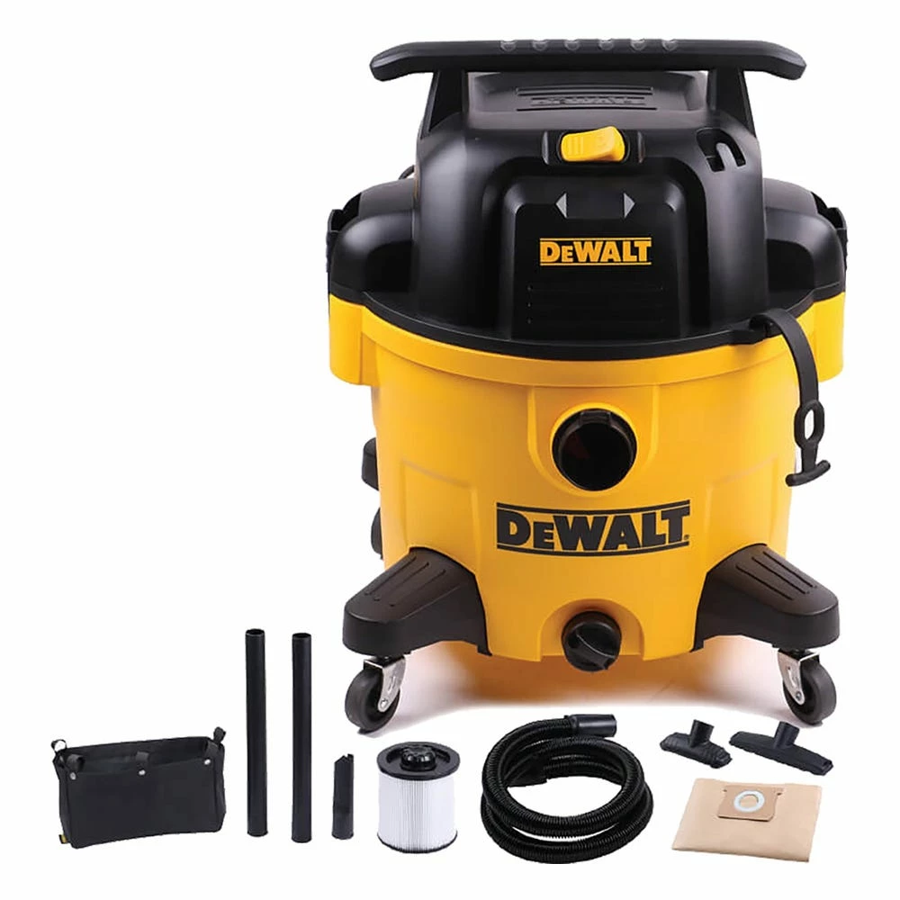 DeWalt Wet/Dry Vacuum, 9 Gallon - DXV09P - Shop Vacuums 1 DeWalt Wet/Dry Vacuum, 9 Gallon - DXV09P - Shop Vacuums