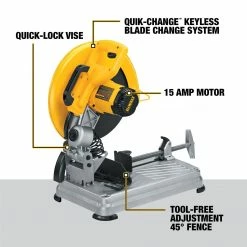 DeWalt 14" Chop Saw with Quick-Change Keyless Blade Change System D28715 - Chop Saws 51 DeWalt 14" Chop Saw with Quick-Change Keyless Blade Change System D28715 - Chop Saws -Cheap DeWalt Store f9967e457fa5d862a6274f3dd1eb3f6f6b0c0c0a Ecomm Medium D28715 EN GEC6